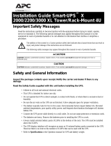 Rackmount VA 2000 User manual
