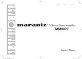 Marantz MM8077 User manual