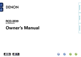 Denon D-M39DAB Owner's manual
