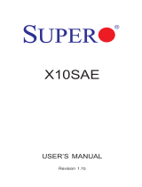 Supermicro X10SAE User manual