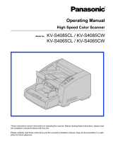 Panasonic KV-S4085CL User manual