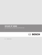 Bosch DIVAR IP 2000, 4 Festplatten Owner's manual
