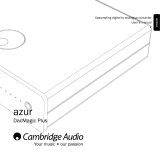 Cambridge Audio Azur DacMagic Plus User manual