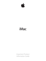 Apple 21.5" User manual
