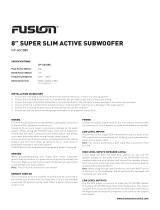 FUSION Electronics CP-AS1080 User manual