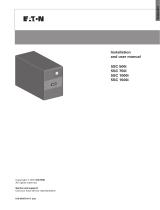 Eaton 5SC750I User manual
