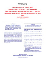 Winegard MS-1002 User manual