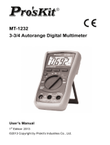 Pro'sKit MT-1232 User manual