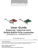 Addonics Technologies ADMS6GPX2 User manual