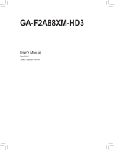 Gigabyte GA-F2A88XM-HD3 User manual