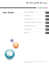Ricoh SP 311DN User manual