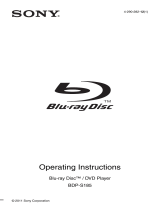 Sony BDP-S185 Owner's manual