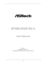 ASROCK B75M-DGS R2.0 User manual