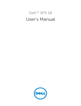 Dell XPS 18 1810 User manual