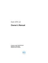 Dell XPS 12 9Q33 User manual