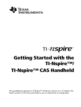 Texas Instruments TI-Nspire CX User manual