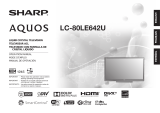 Sharp LC-80LE642U Operating instructions