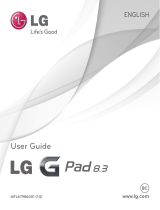 LG LG-V500 - G Pad 8.3 Owner's manual