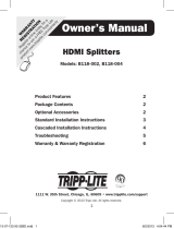 Tripp Lite B118-002 User manual