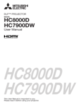 Mitsubishi Electric HC8000D-BL User manual