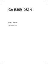 Gigabyte GA-B85M-DS3H User manual