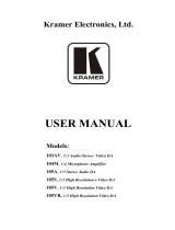 Kramer 105S User manual