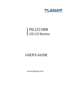 Planar Systems PXL2251MW User manual