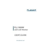 Planar Systems PLL1900W User manual