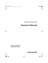 Alienware 14 P39G Gaming Laptop Owner's manual