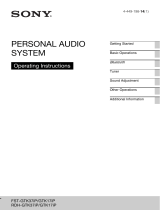 Sony FST-GTK17iP User manual