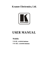 Kramer Electronics VM-16H User manual