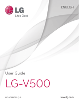LG G PAD 8.3 V500 User guide