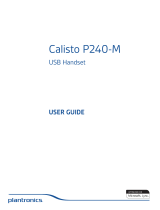 Plantronics Calisto P240-M User manual