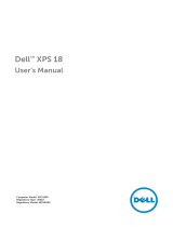 Dell XPS 18 User guide