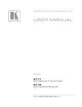 Kramer 671R User manual