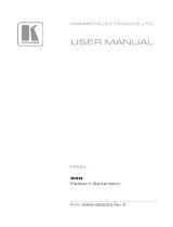 Kramer Electronics 850 User manual