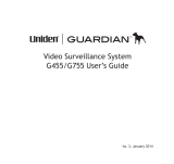 Uniden Guardian G755 User manual