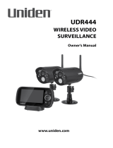 Uniden UDR444 User manual