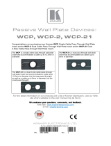Kramer Electronics WCP-2 User manual