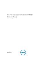 Dell Precision M4800 User manual