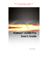 ATI Technologies Radeon® X1950 Pro User manual