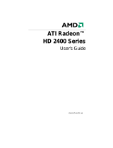 AMD Radeon HD 2400 PRO User manual