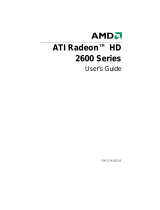 AMD Radeon HD 2600 PRO User manual