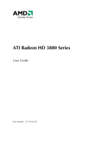 AMD HD 3800 User manual