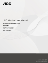 AOC E2770PQU User manual