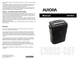 Aurora AS1018CD User manual