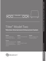 Boston Acoustics TVee Two Owner's manual