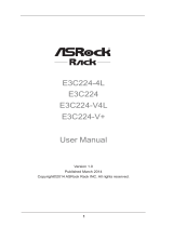 ASROCK E3C224-V+ User manual