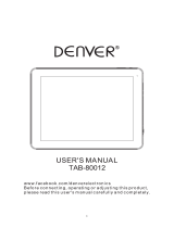 Denver TAB-80012 User manual