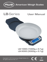 American Weigh Scales LB-3000 User manual